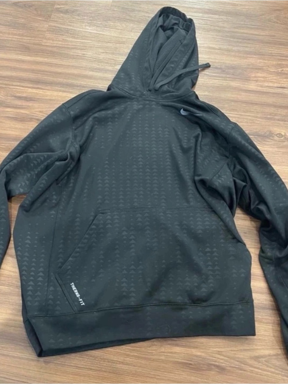 Nike Black Performance Hooded Pullover